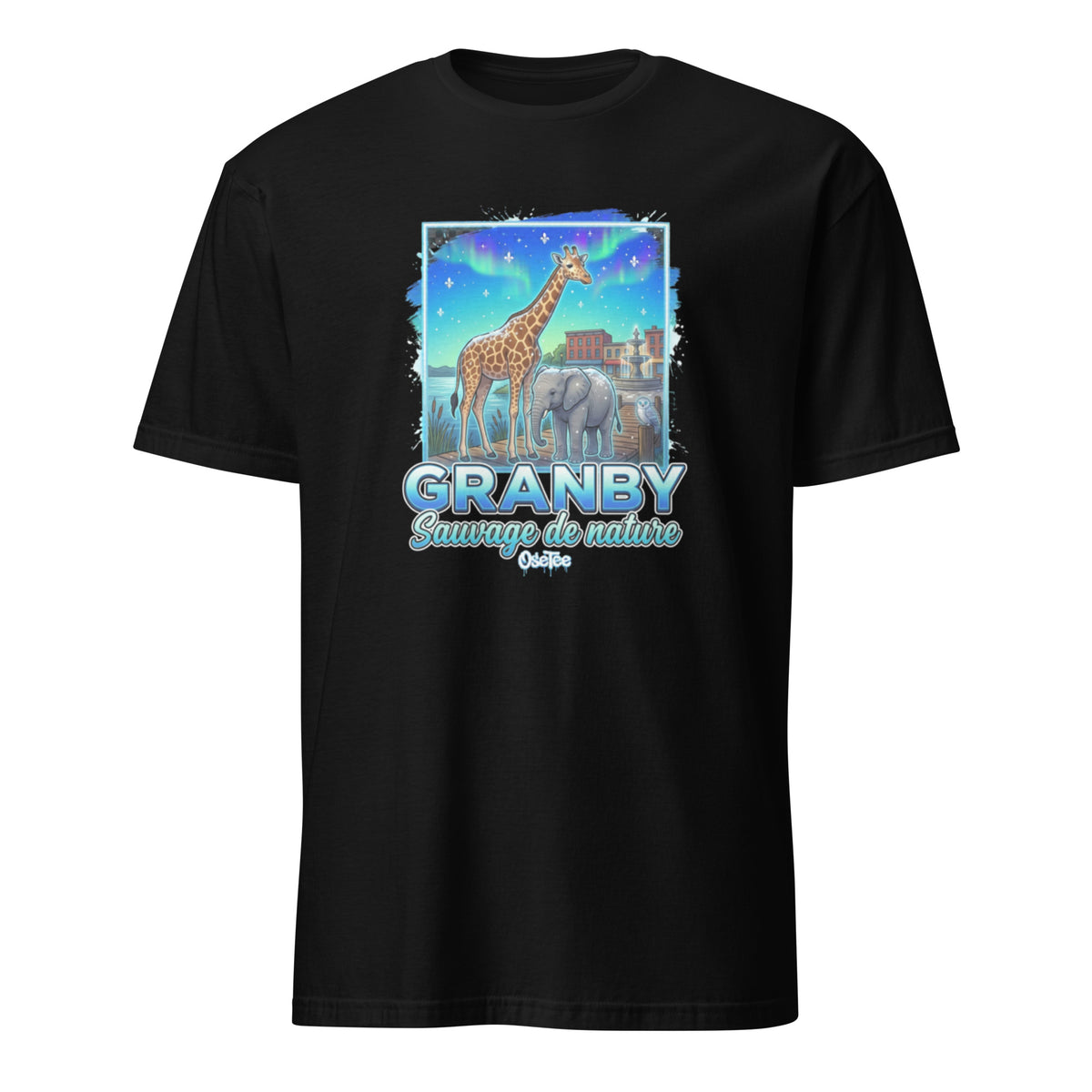 OseTee Granby T-shirt, Black – T-shirt Granby noir, Cantons-de-l'Est, Québec