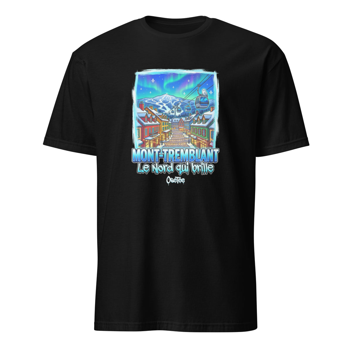 OseTee Mont-Tremblant T-shirt, Black – T-shirt Mont-Tremblant noir, Laurentides, Québec