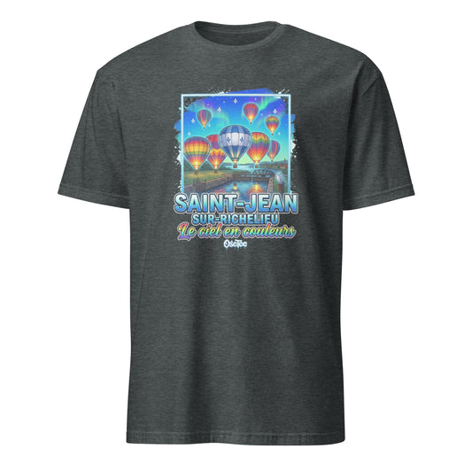 OseTee Saint-Jean-sur-Richelieu T-shirt, Dark Heather – T-shirt Saint-Jean-sur-Richelieu gris chiné foncé, Montérégie, Québec