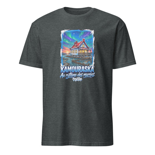 OseTee Kamouraska T-shirt, Dark Heather – T-shirt Kamouraska gris chiné foncé, Bas-Saint-Laurent, Québec