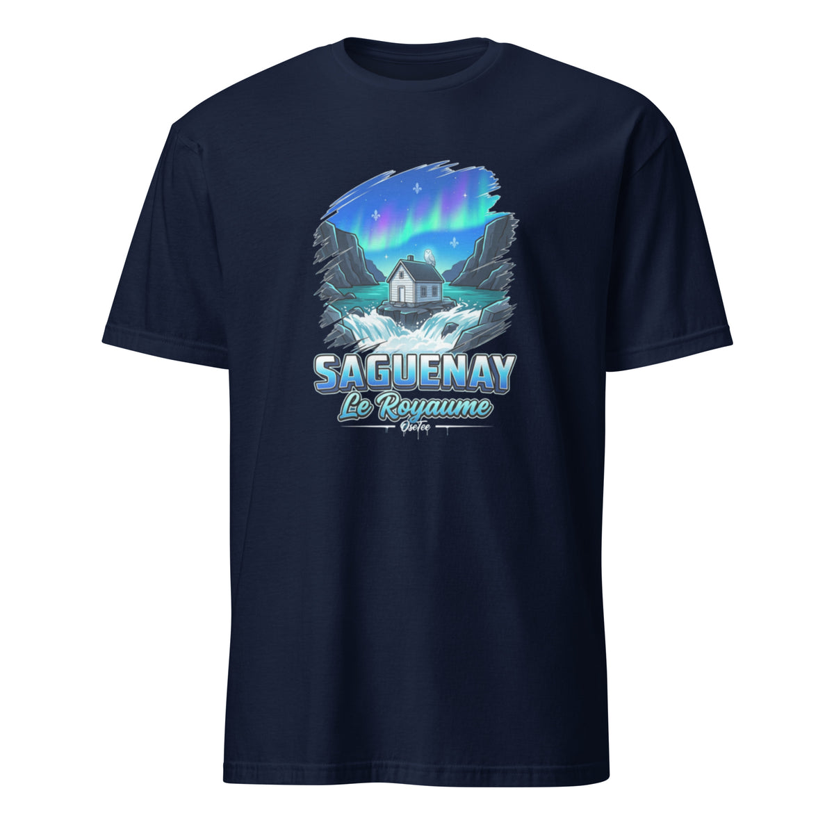 OseTee Saguenay T-shirt, Navy – T-shirt Saguenay marine, Saguenay–Lac-Saint-Jean, Québec
