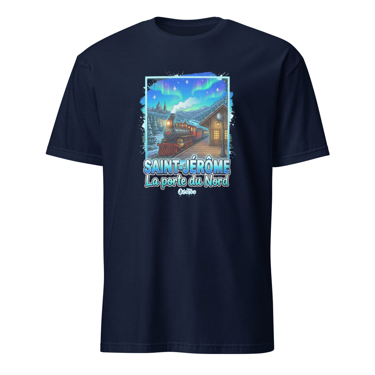 OseTee Saint-Jérôme T-shirt, Navy – T-shirt Saint-Jérôme marine, Laurentides, Québec
