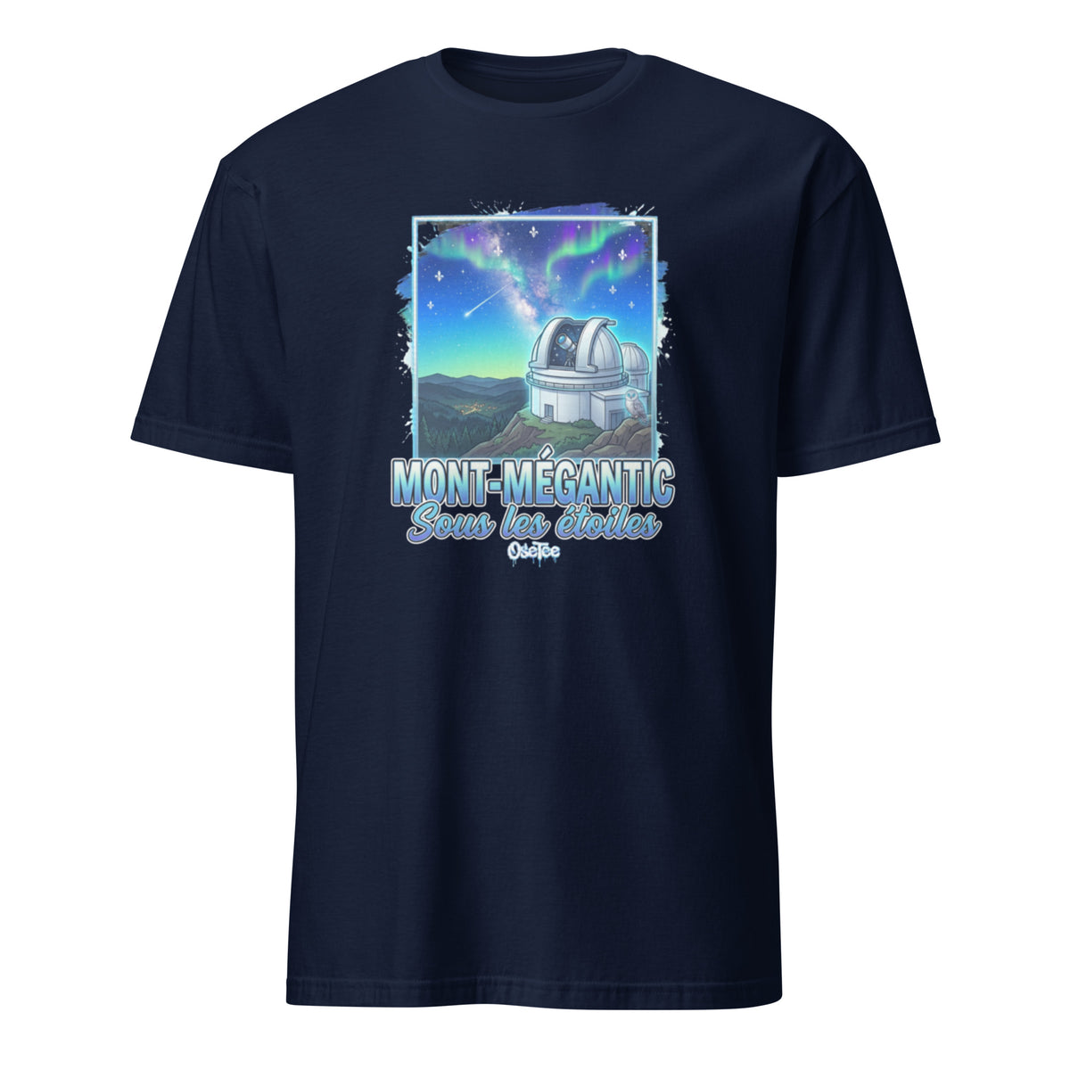 OseTee Mont-Mégantic T-shirt, Navy – T-shirt Mont-Mégantic marine, Cantons-de-l'Est, Québec
