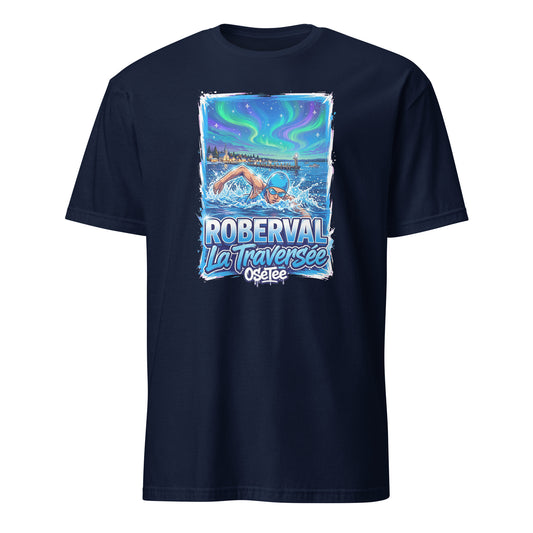 OseTee Roberval T-shirt, Navy – T-shirt Roberval marine, Saguenay–Lac-Saint-Jean, Québec