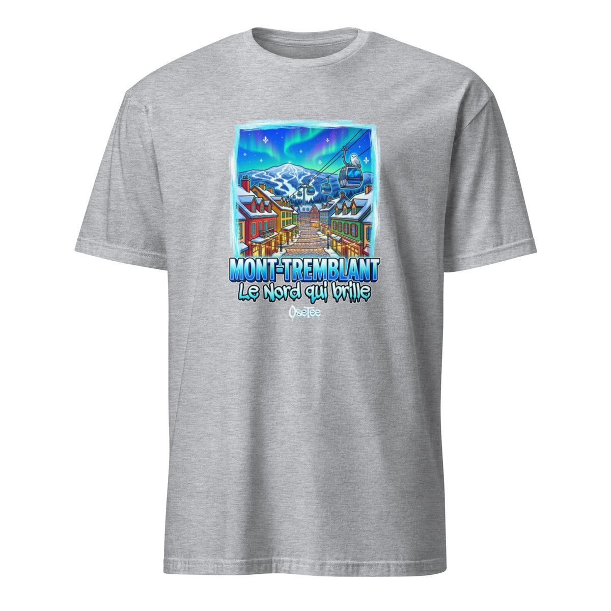 OseTee Mont-Tremblant T-shirt, Sport Grey – T-shirt Mont-Tremblant gris sport, Laurentides, Québec
