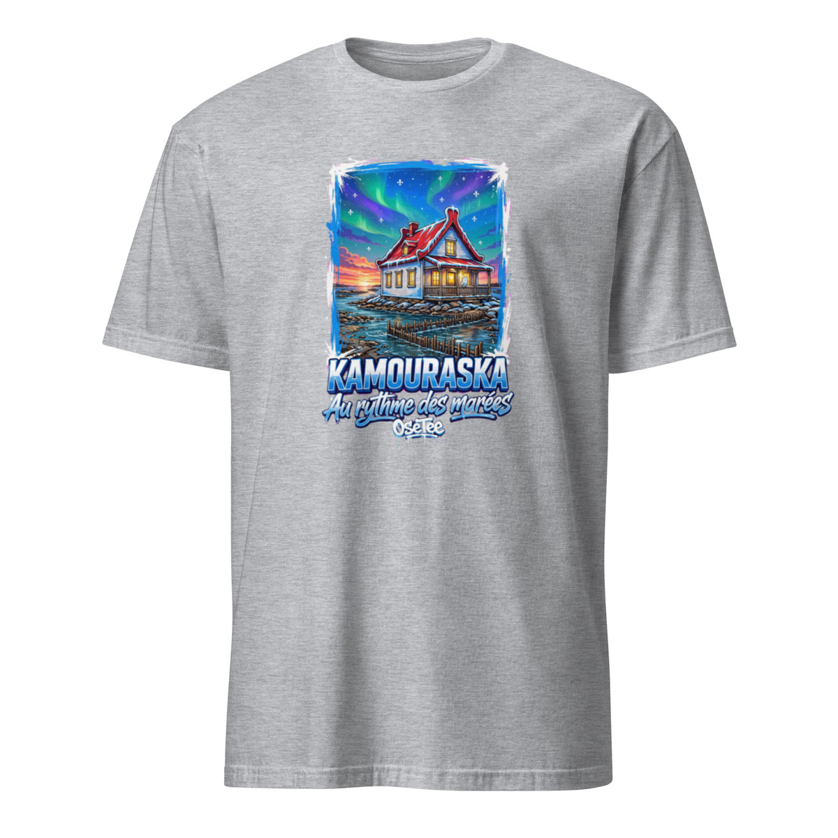 OseTee Kamouraska T-shirt, Sport Grey – T-shirt Kamouraska gris sport, Bas-Saint-Laurent, Québec