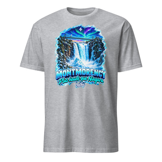 OseTee Montmorency T-shirt, Sport Grey – T-shirt Montmorency gris sport, Capitale-Nationale, Québec