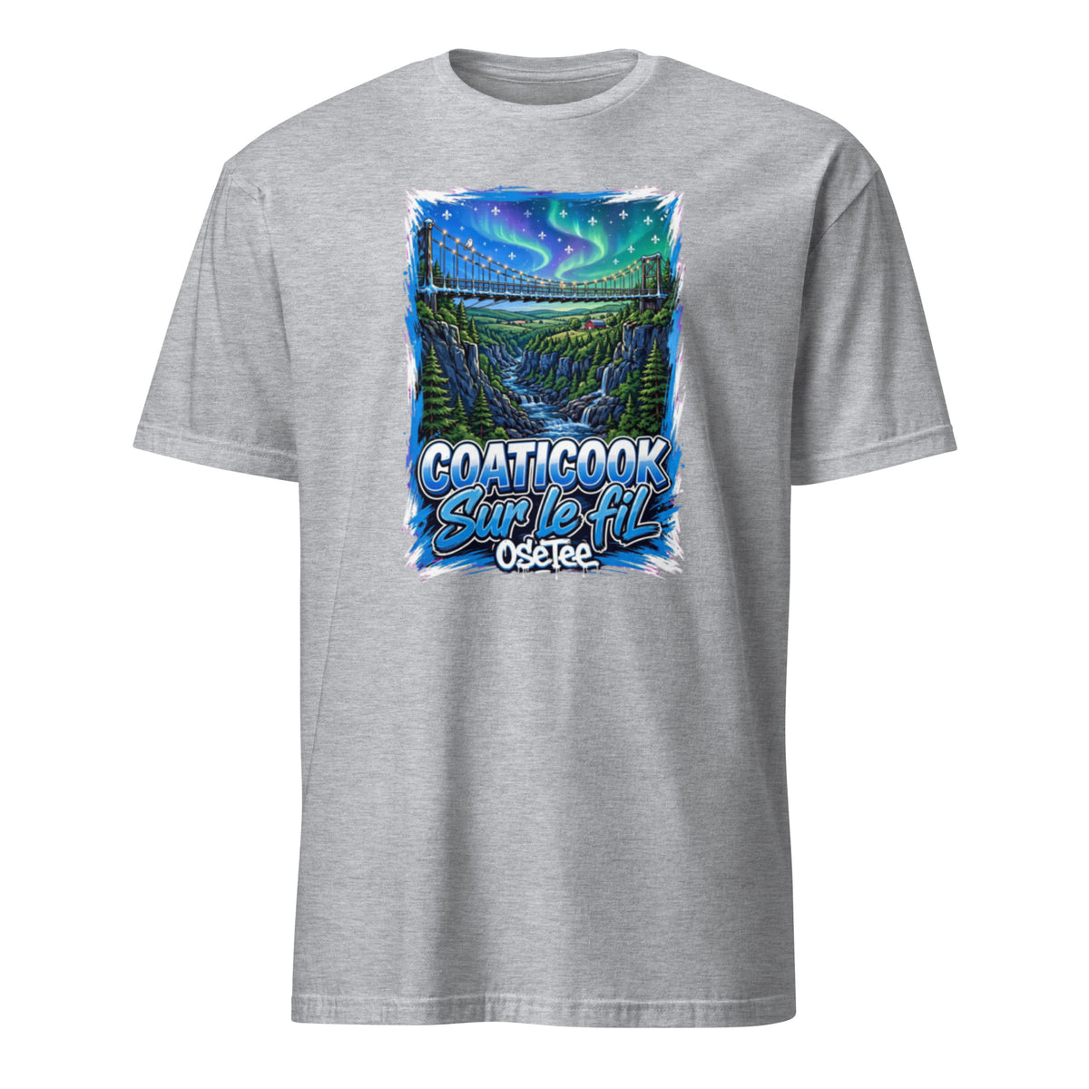 OseTee Coaticook T-shirt, Sport Grey – T-shirt Coaticook gris sport, Cantons-de-l'Est, Québec