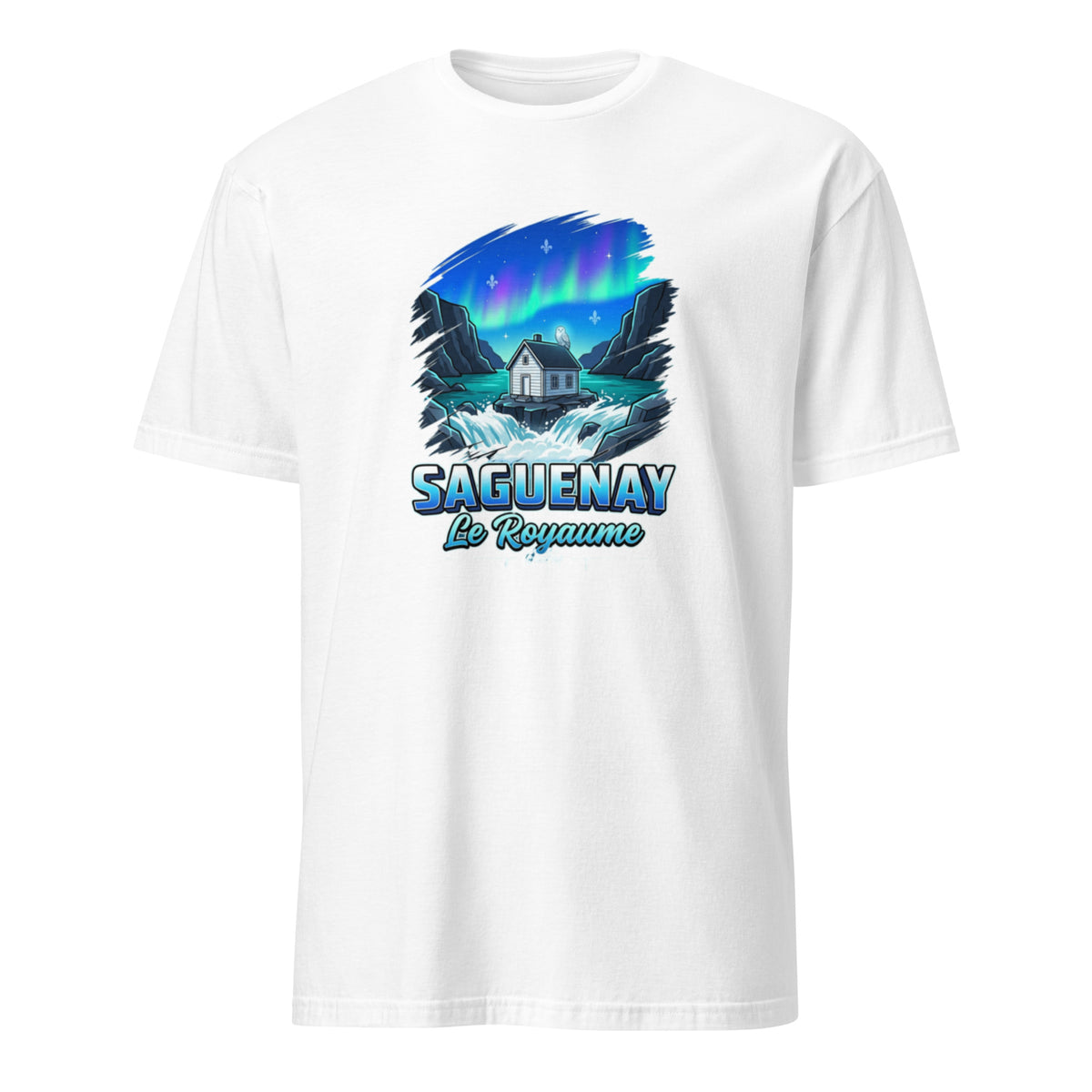 OseTee Saguenay T-shirt, White – T-shirt Saguenay blanc, Saguenay–Lac-Saint-Jean, Québec