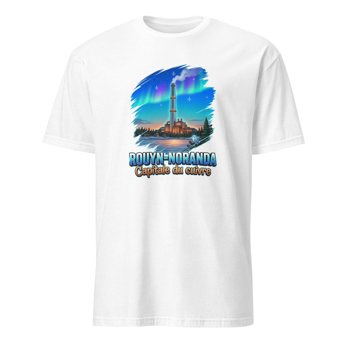 OseTee Rouyn-Noranda T-shirt, White – T-shirt Rouyn-Noranda blanc, Abitibi-Témiscamingue, Québec