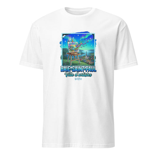 OseTee Baie-Saint-Paul T-shirt, White – T-shirt Baie-Saint-Paul blanc, Charlevoix, Québec