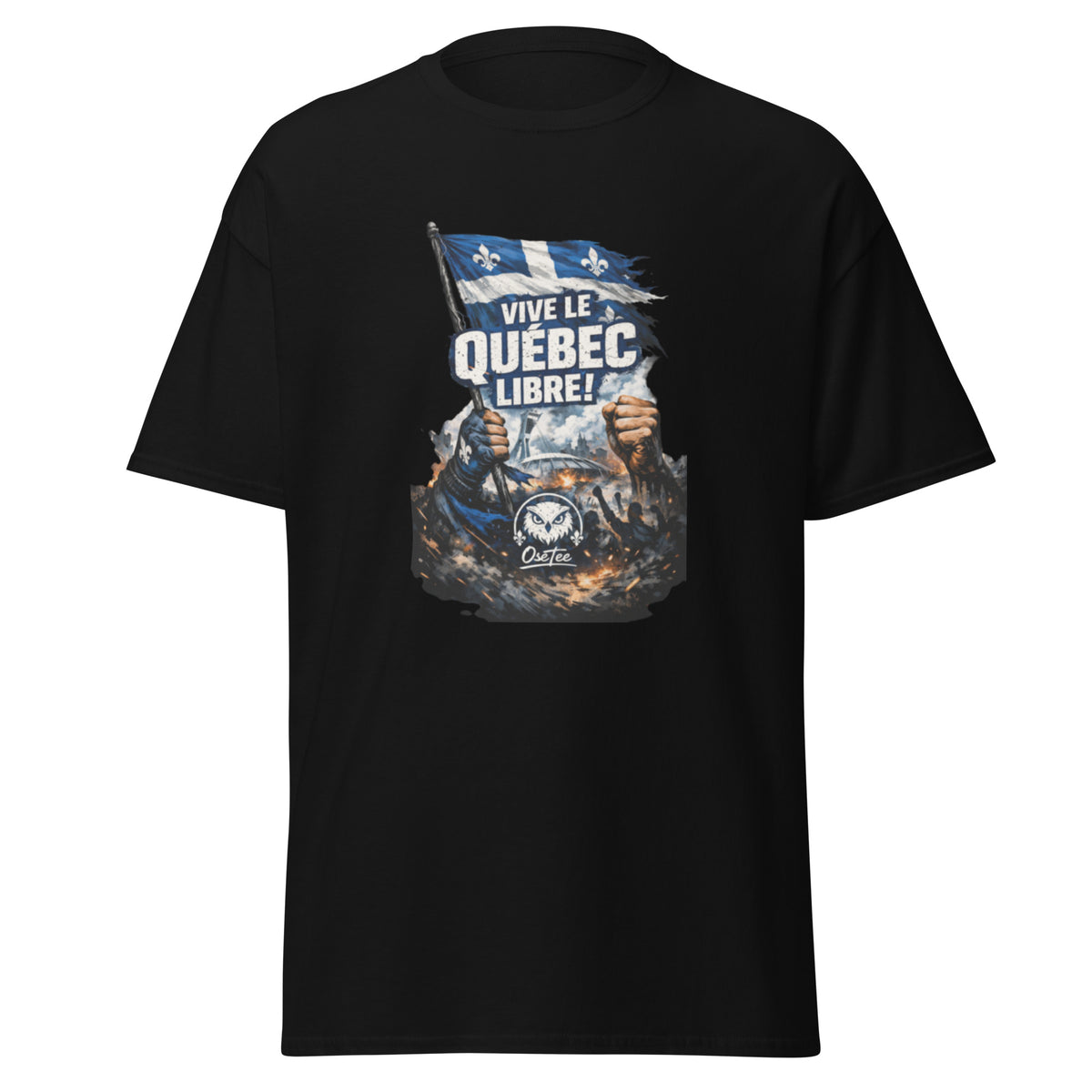 T-shirt Vive le Québec Libre ! OseTee — vue 3