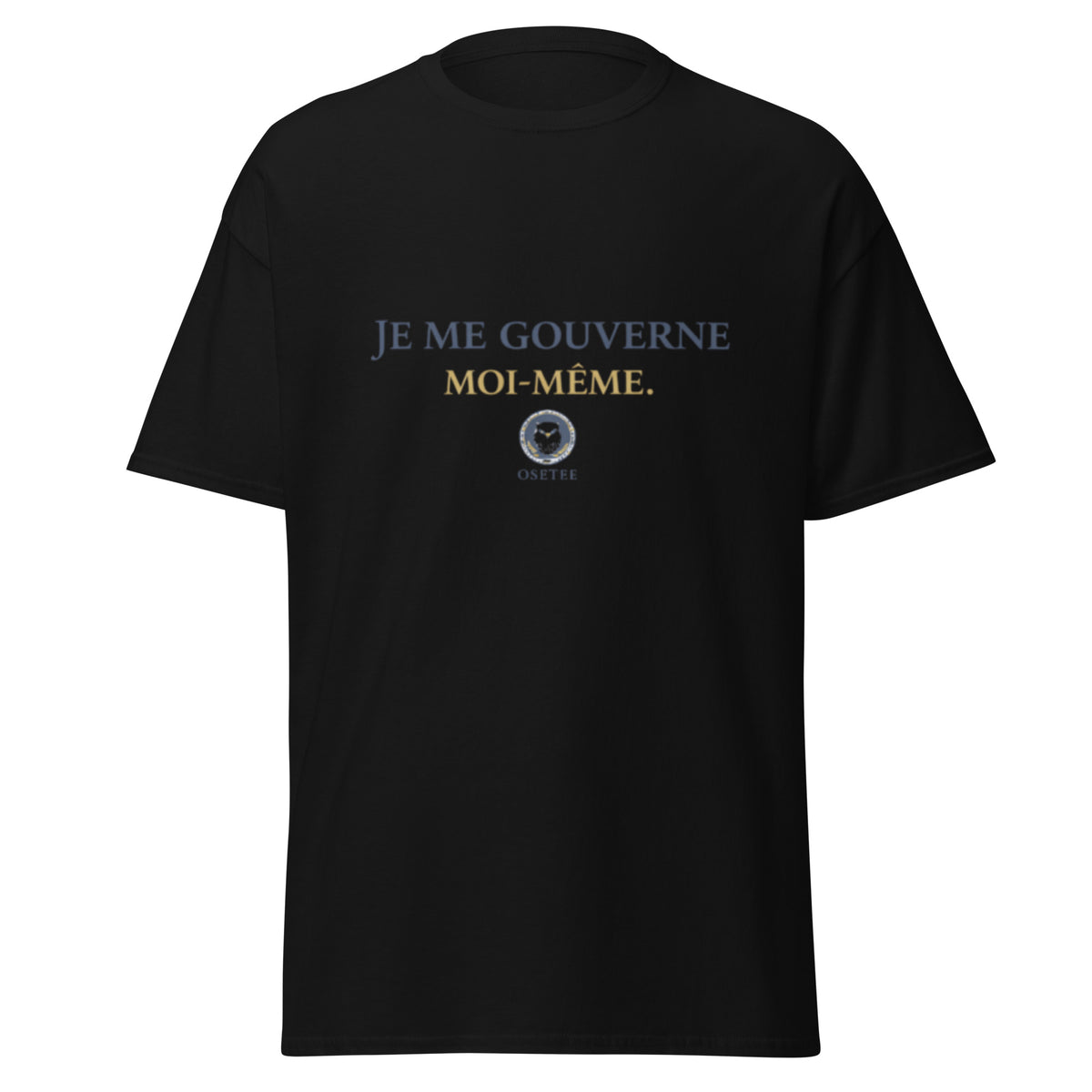 T-shirt Je me gouverne moi-même OseTee — vue 3
