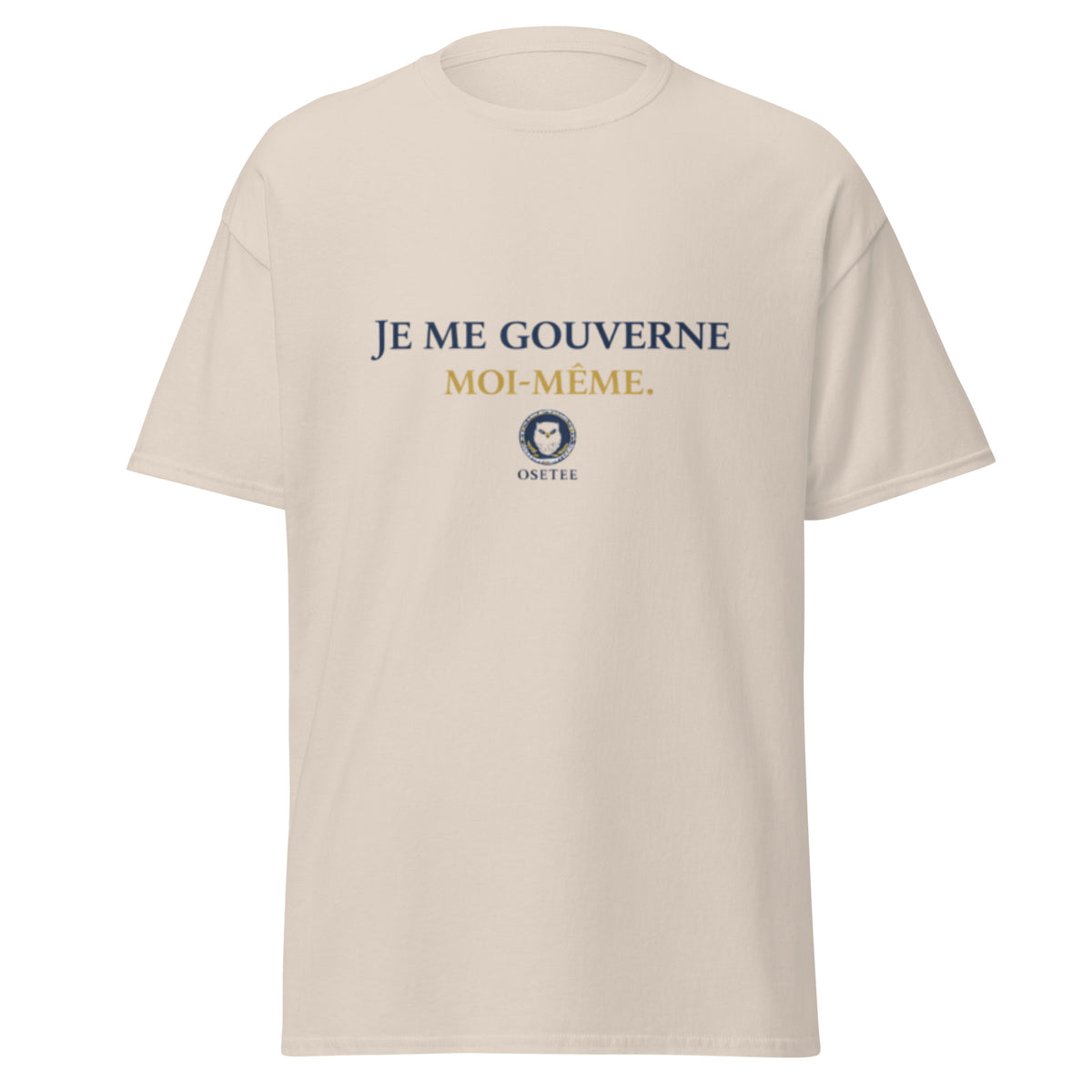 T-shirt Je me gouverne moi-même OseTee — vue 2