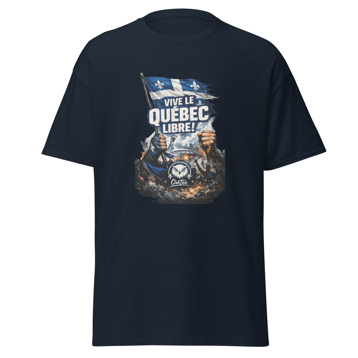 T-shirt Vive le Québec Libre ! OseTee — vue 4