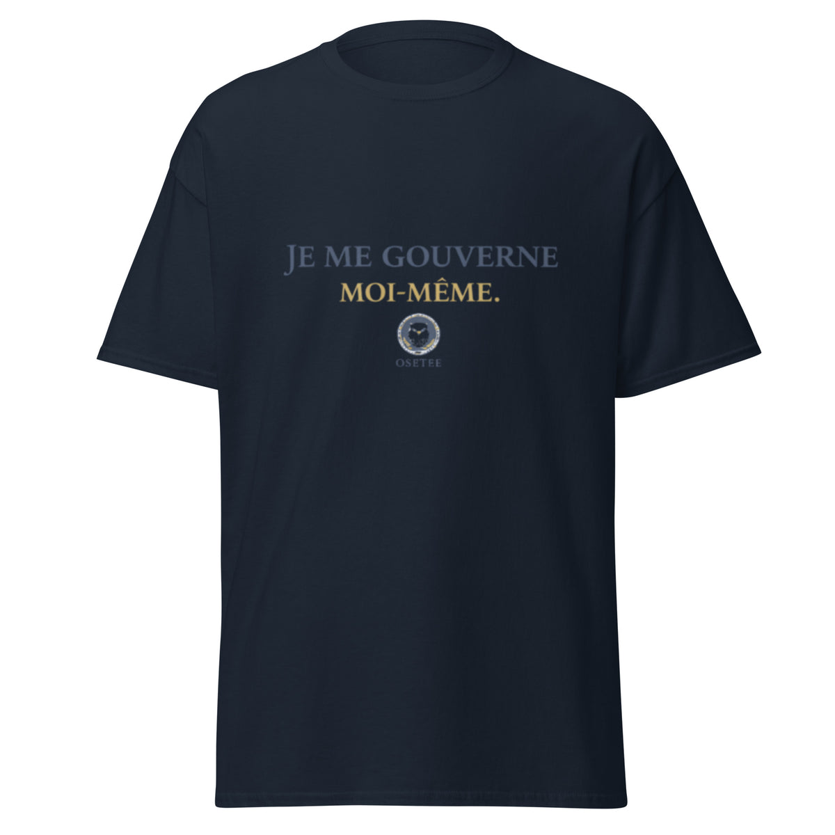 T-shirt Je me gouverne moi-même OseTee — vue 4