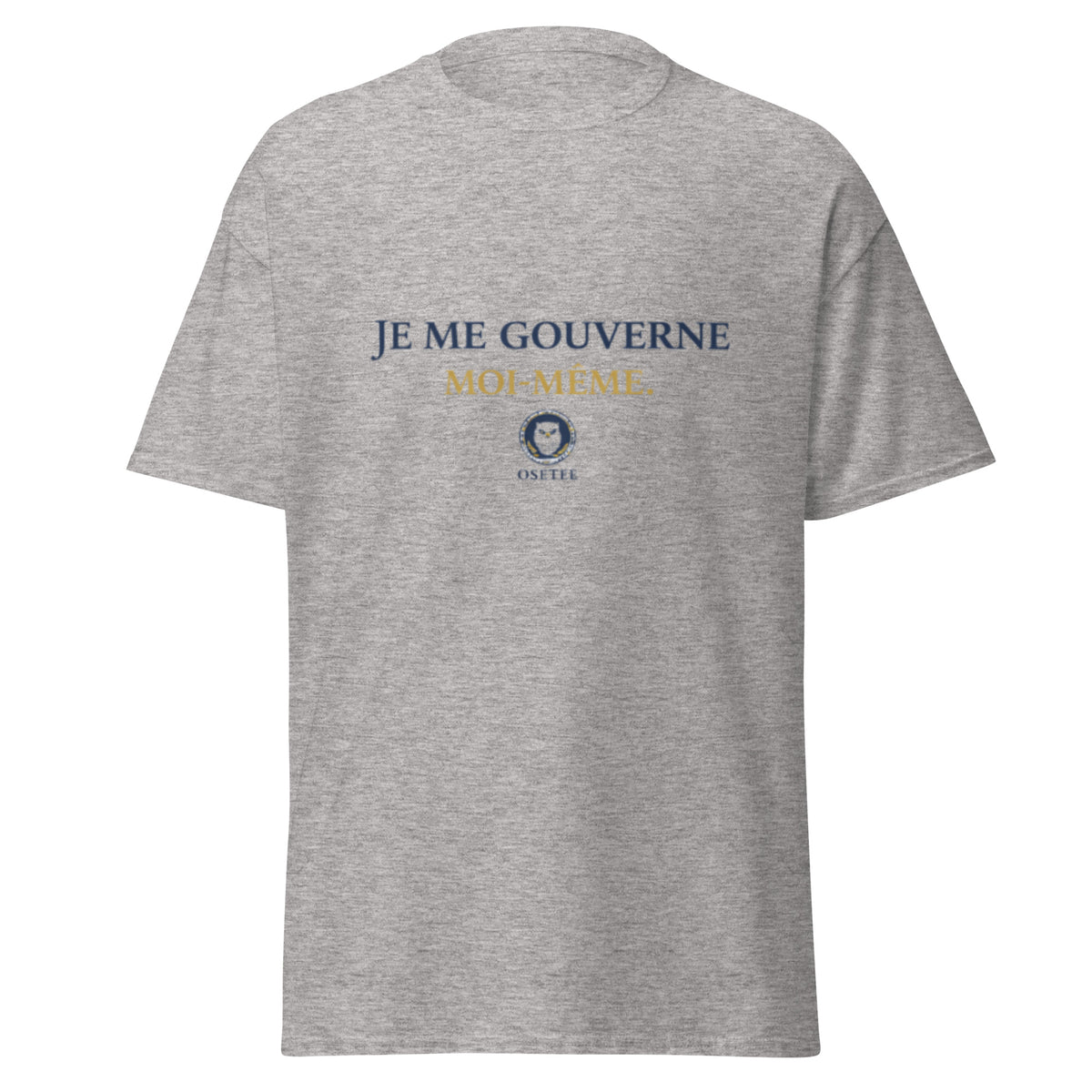 T-shirt Je me gouverne moi-même OseTee — vue 5