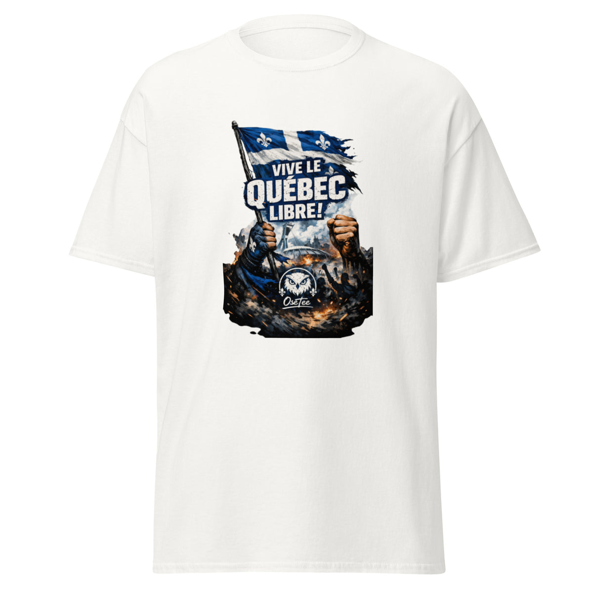 T-shirt Vive le Québec Libre ! OseTee — vue 2