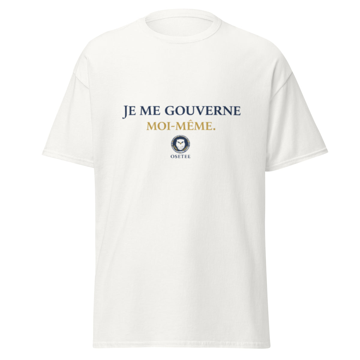 T-shirt Je me gouverne moi-même OseTee — vue 6