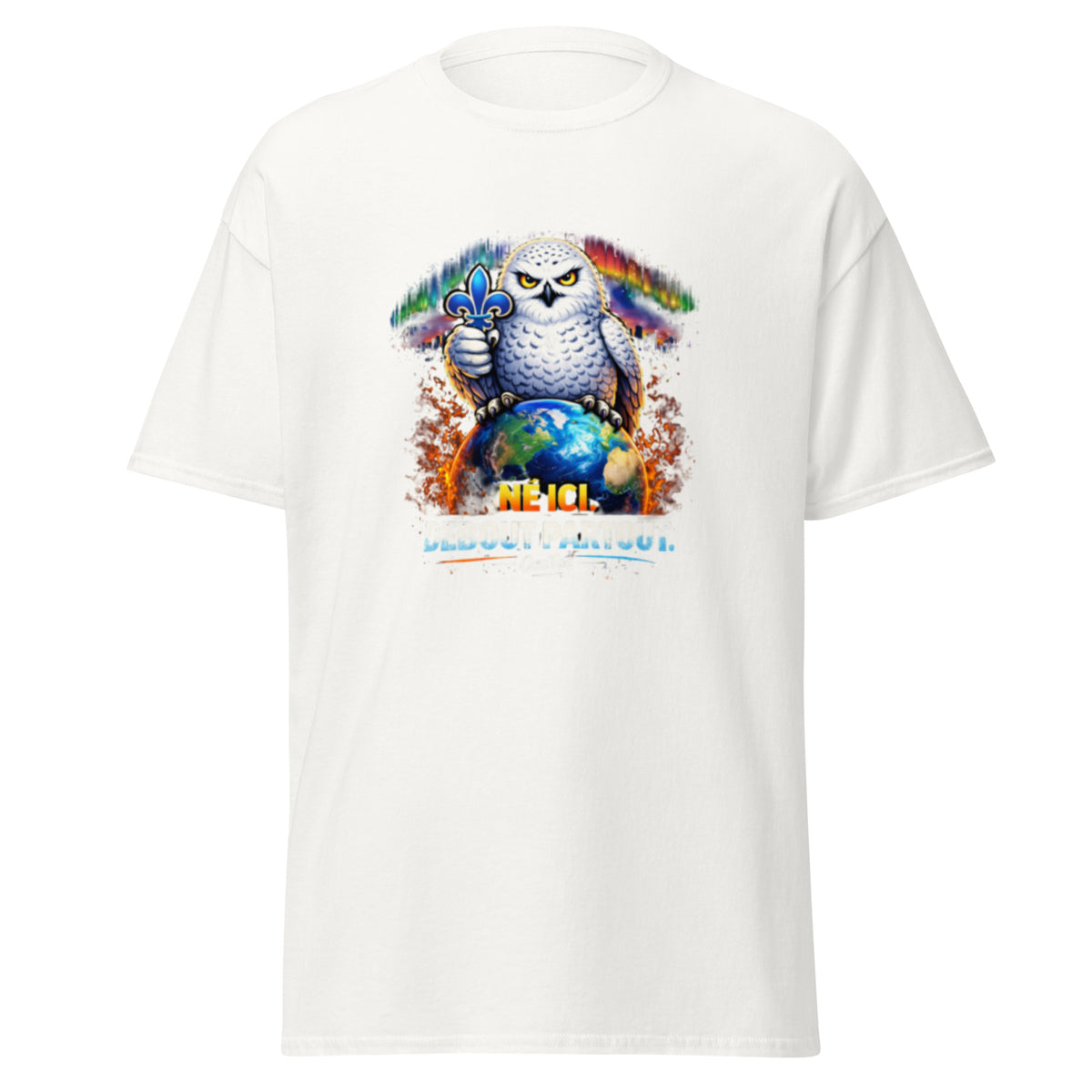 T-shirt Né ici. Debout partout. OseTee — vue 6