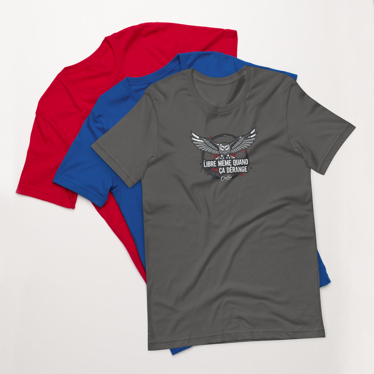 T-shirt Libre même quand ça dérange OseTee — vue 10