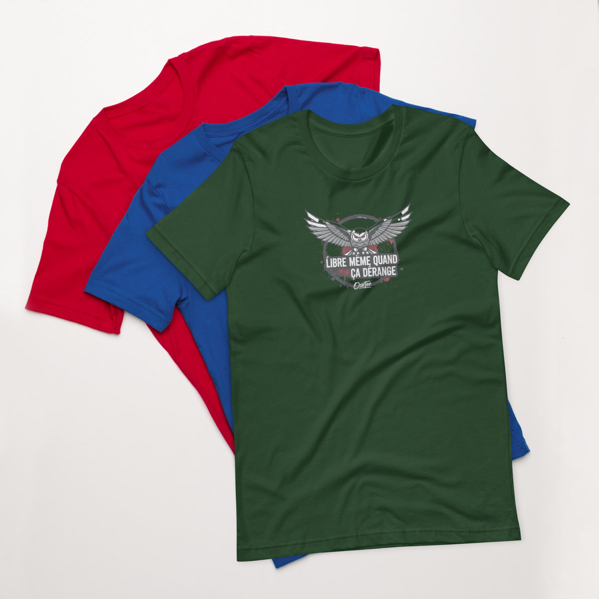 T-shirt Libre même quand ça dérange OseTee — vue 6