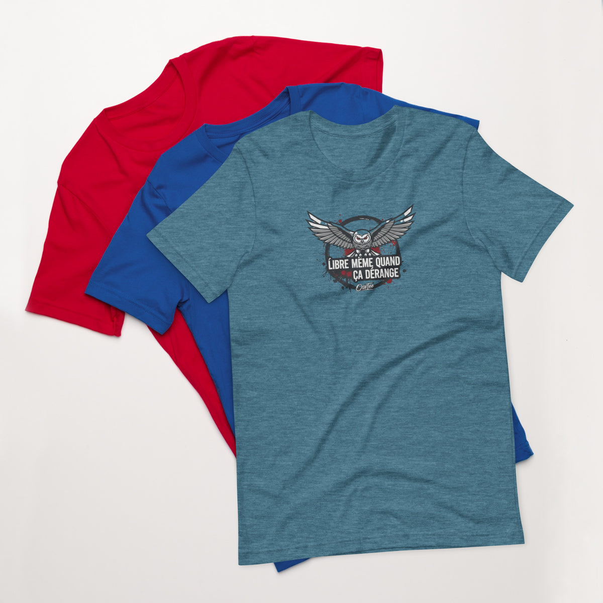 T-shirt Libre même quand ça dérange OseTee — vue 12