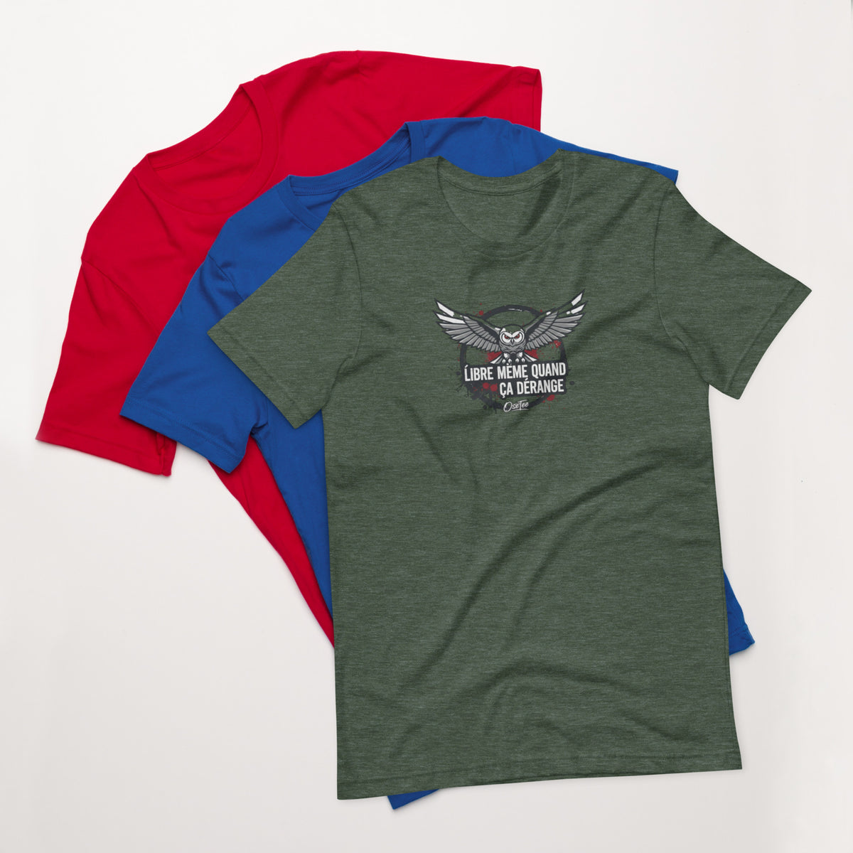 T-shirt Libre même quand ça dérange OseTee — vue 9