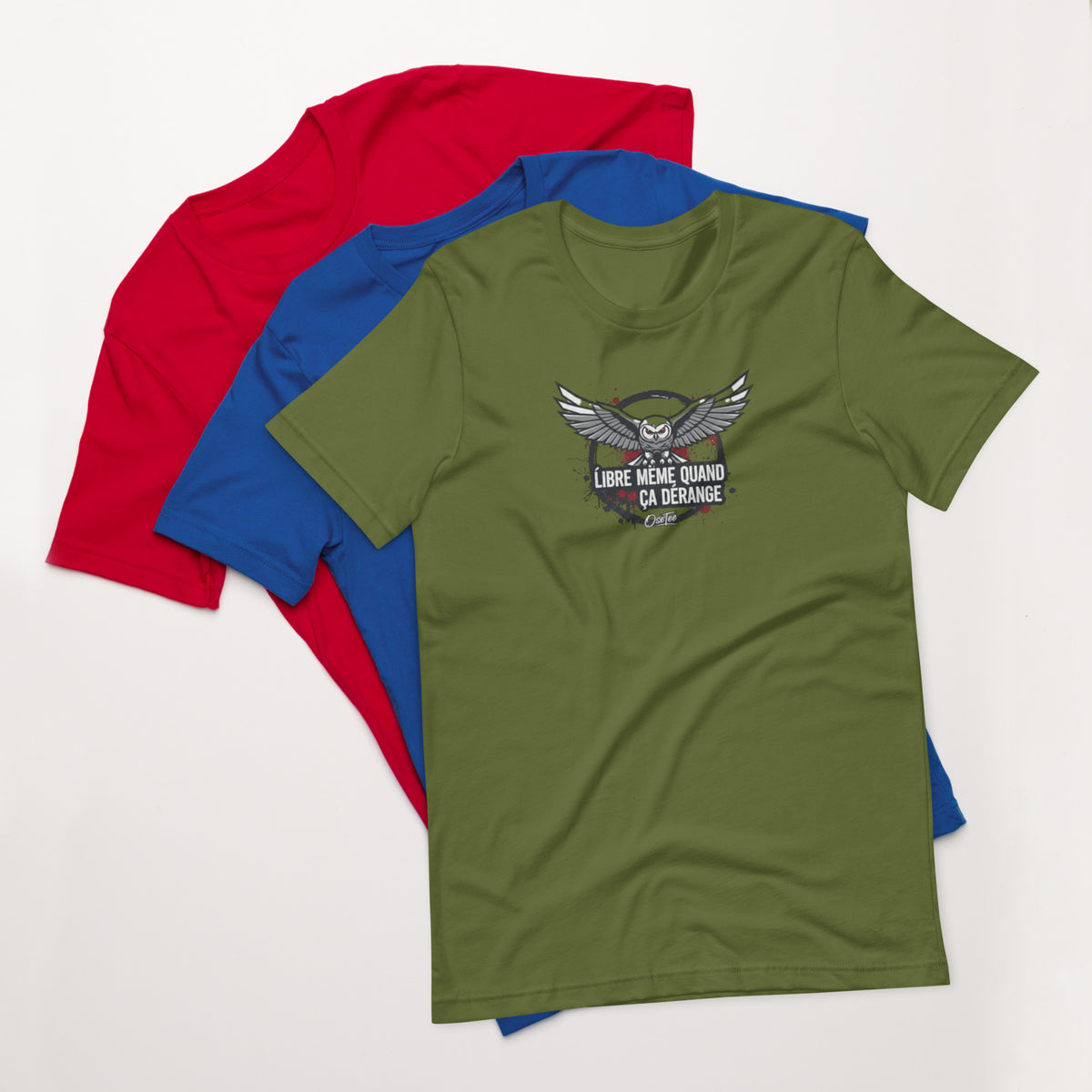 T-shirt Libre même quand ça dérange OseTee — vue 11