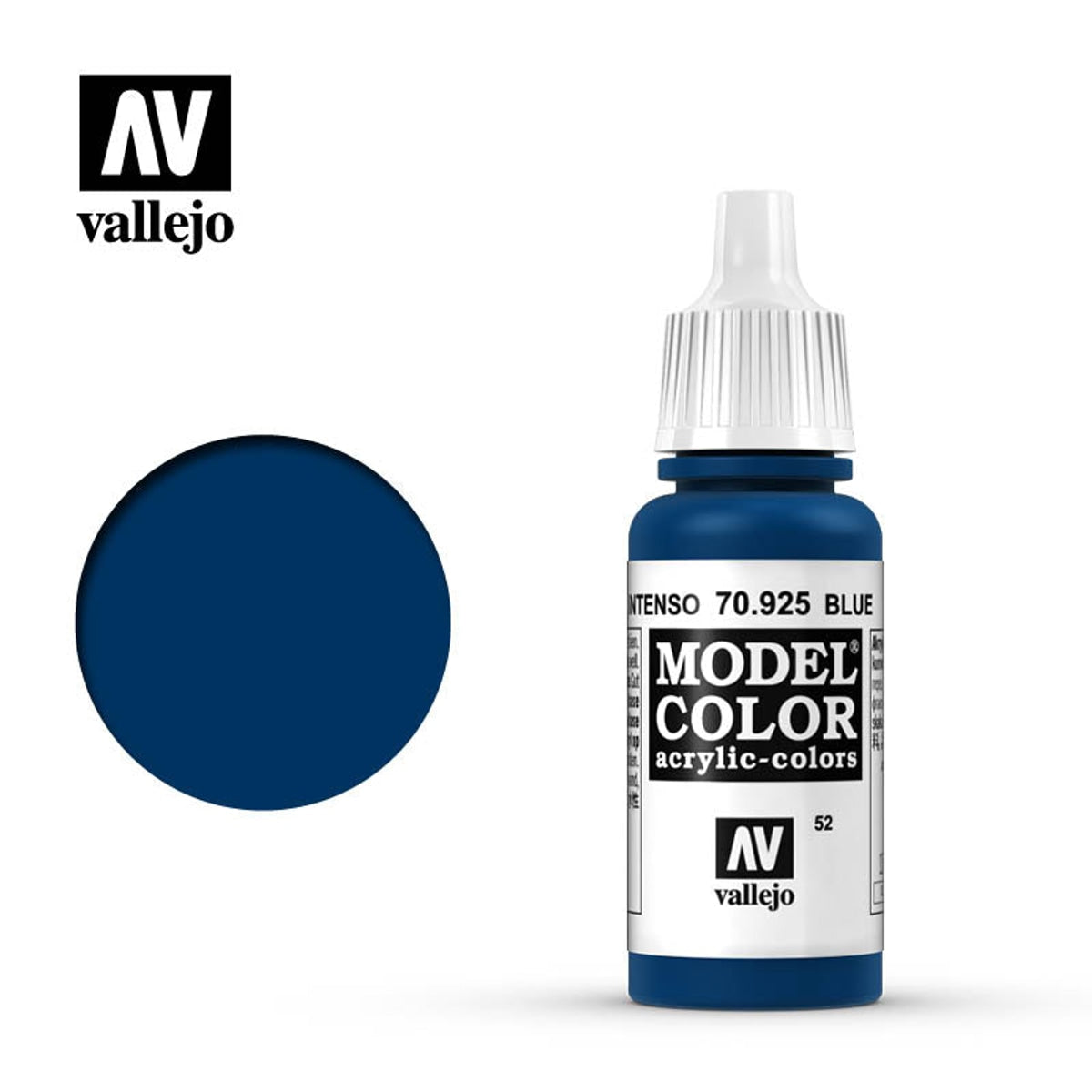 Vallejo 70925 Model Color Blue Acrylic Paint 17mL NIB
