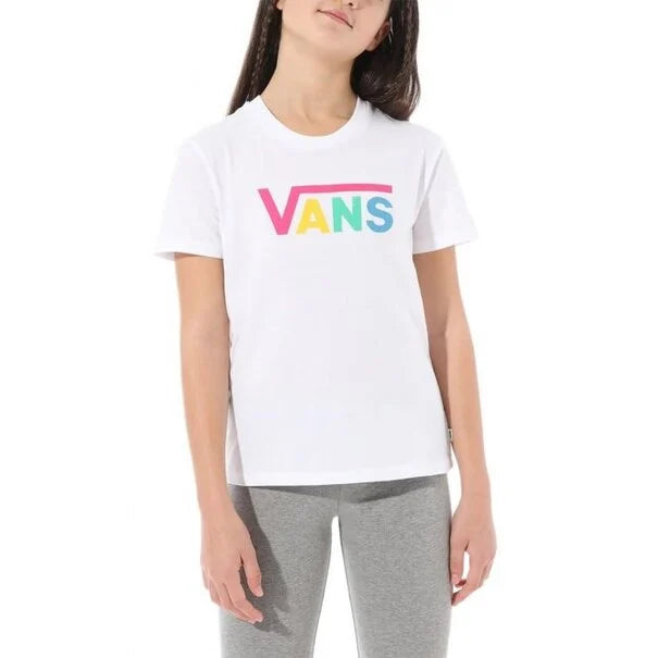 Vans 'Flying V' Tee - White/Multicolor (KIDS)