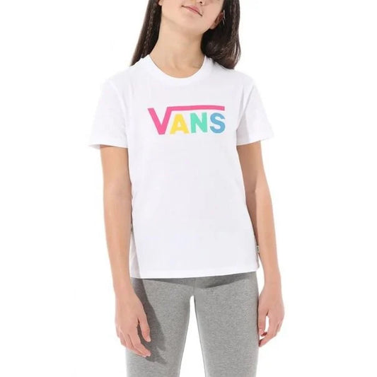 Vans 'Flying V' Tee - White/Multicolor (KIDS)