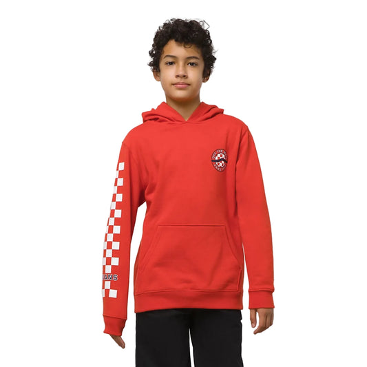 Vans 'Sidestripe' Hoodie - Dark Red (KIDS)