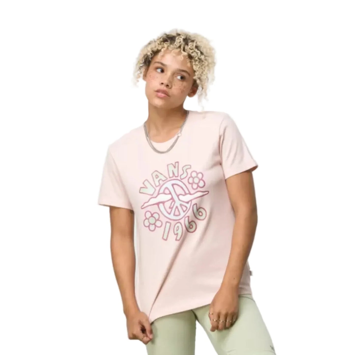 Vans 'Pskya Delia' Tee - Peach (Women's)