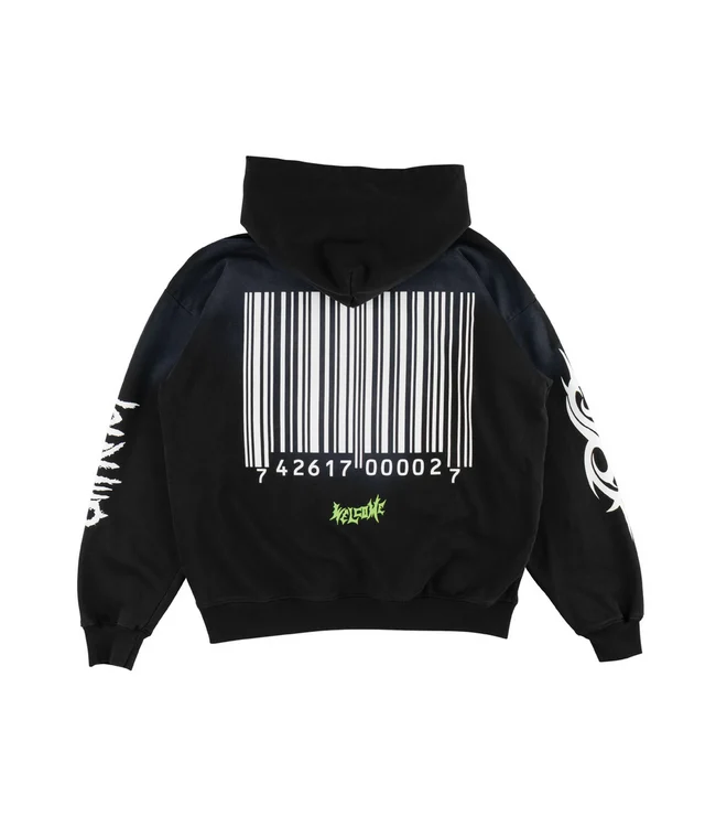 Welcome x Slipknot 'Ravenous' Sun Fade Hoodie - Black Fade