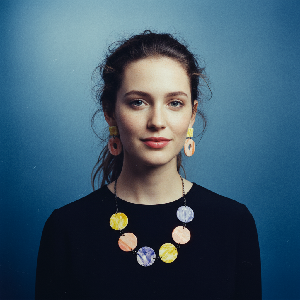 Pastel Clip On Earrings Handmade from Clay